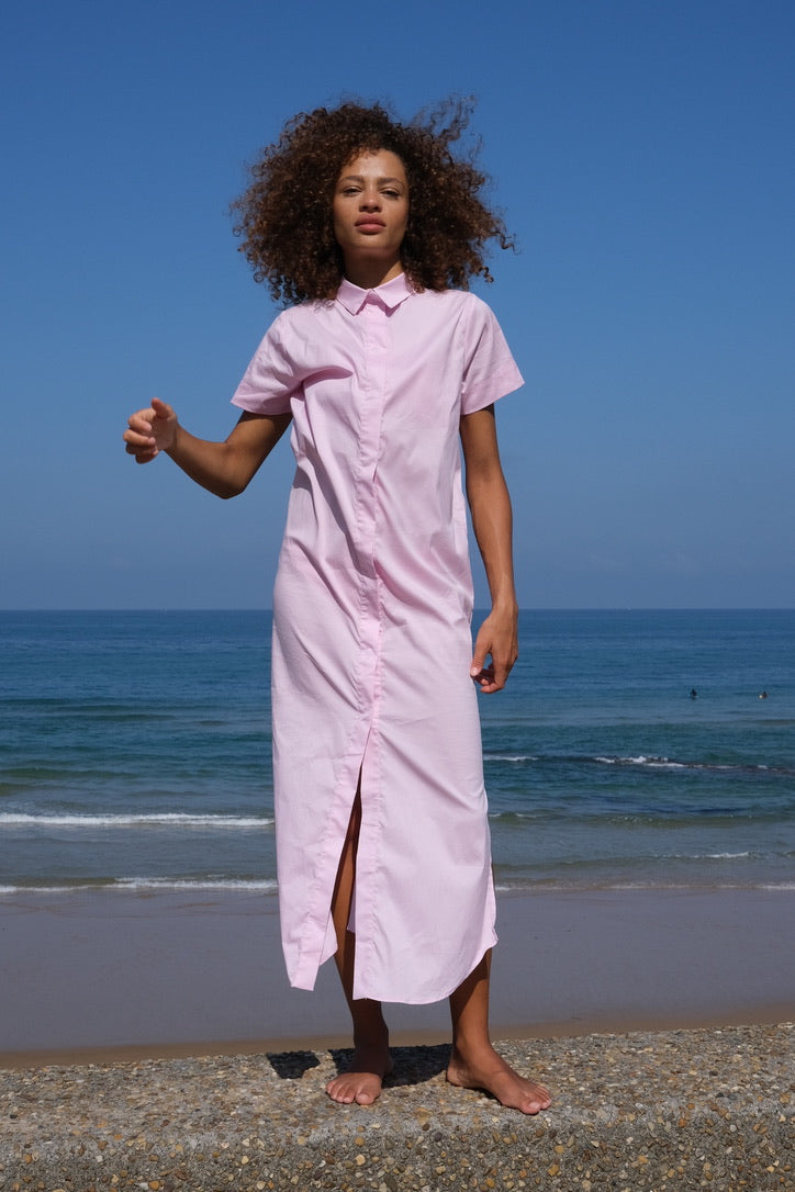 SURIGAO Shirt Dress | Pink
