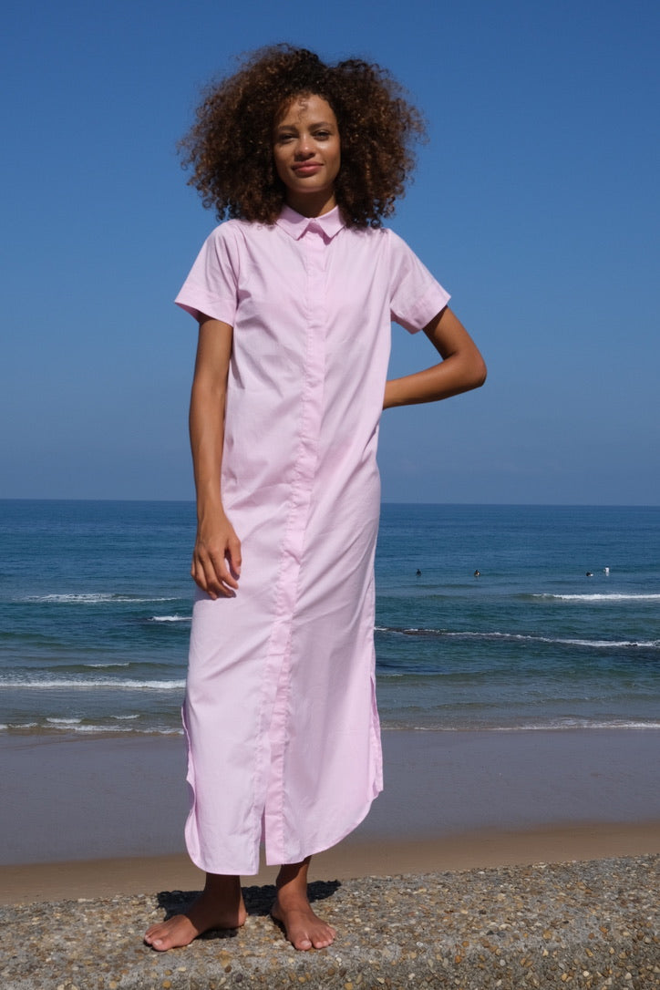 SURIGAO Shirt Dress | Pink