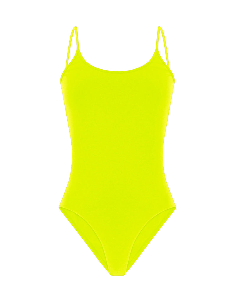 GLORIOUS Body Swimsuit | Neon Yellow | Image 1