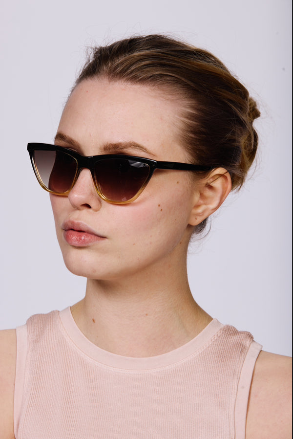 CAIRO Sunglasses | Black to Cream | Image 2