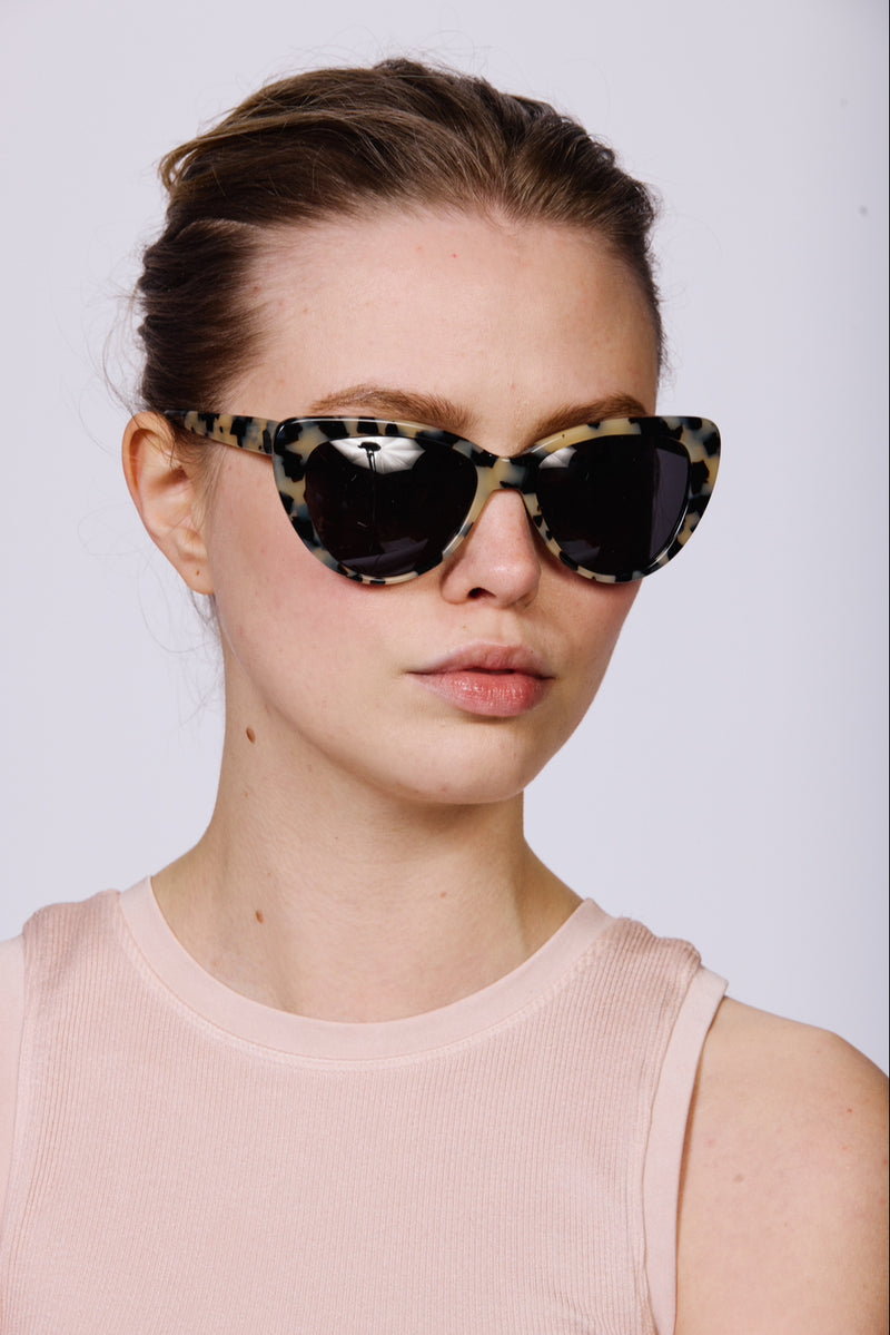 CAPRI Sunglasses | Cream Tortoiseshell