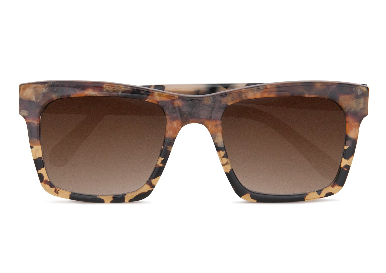 Milan Sunglasses Amber Tortoiseshell PRISM LONDON