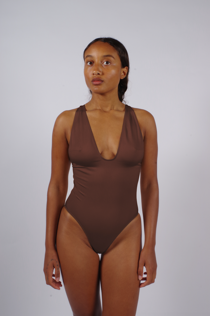 ILLUMINATE Body Swimsuit | Maroon | Image 10