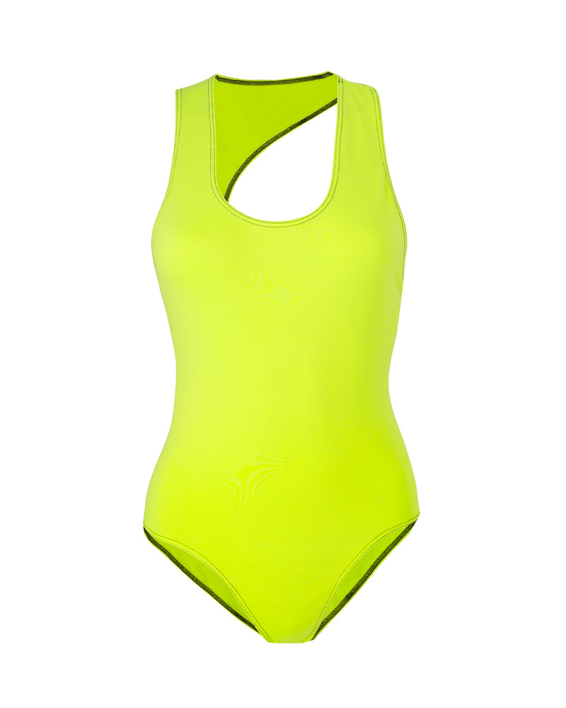 RELEASE - Body Swimsuit- Neon Yellow