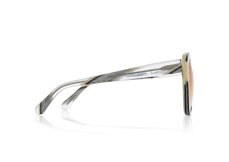 MONACO Sunglasses | Zebra Horn | Image 3