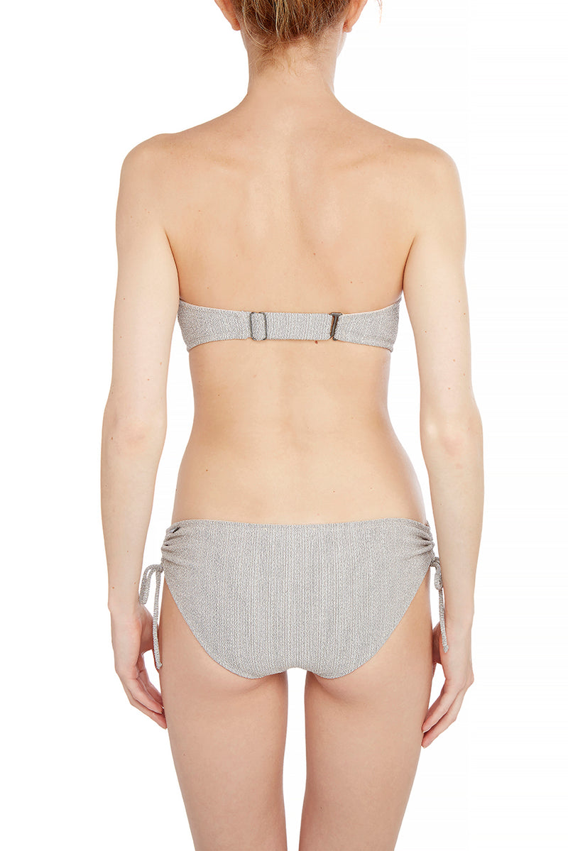 FORTALEZA Bikini Top | Silver Lurex | Image 3