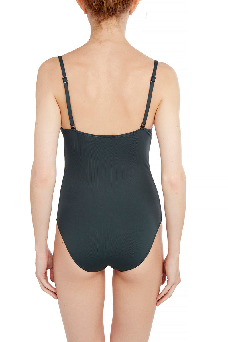 CHATEAU One-Piece Swimsuit | Forest Green | Image 3