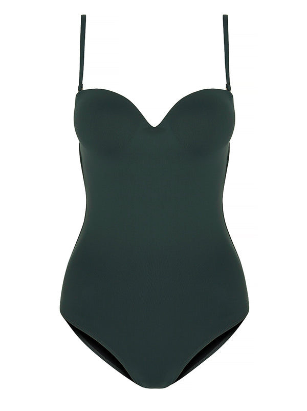 CHATEAU One-Piece Swimsuit | Forest Green | Image 1