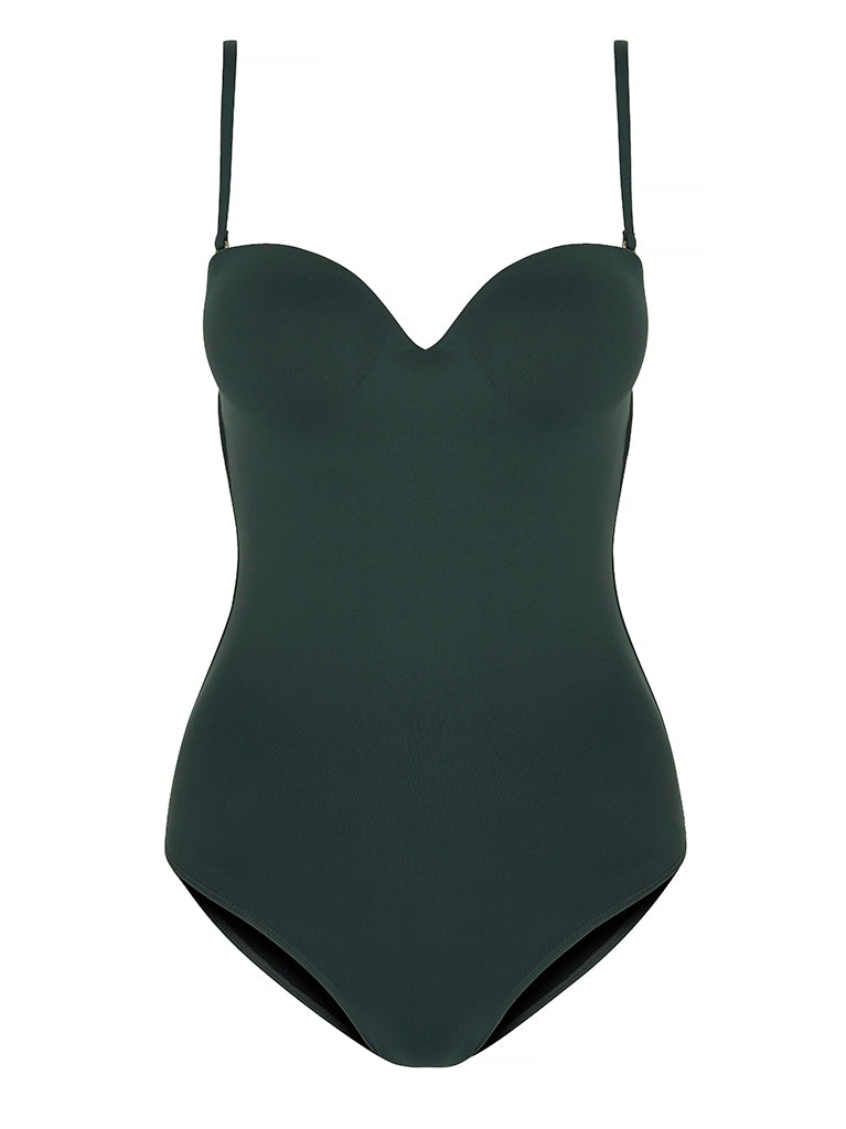 CHATEAU - One-Piece Swimsuit - Forest Green