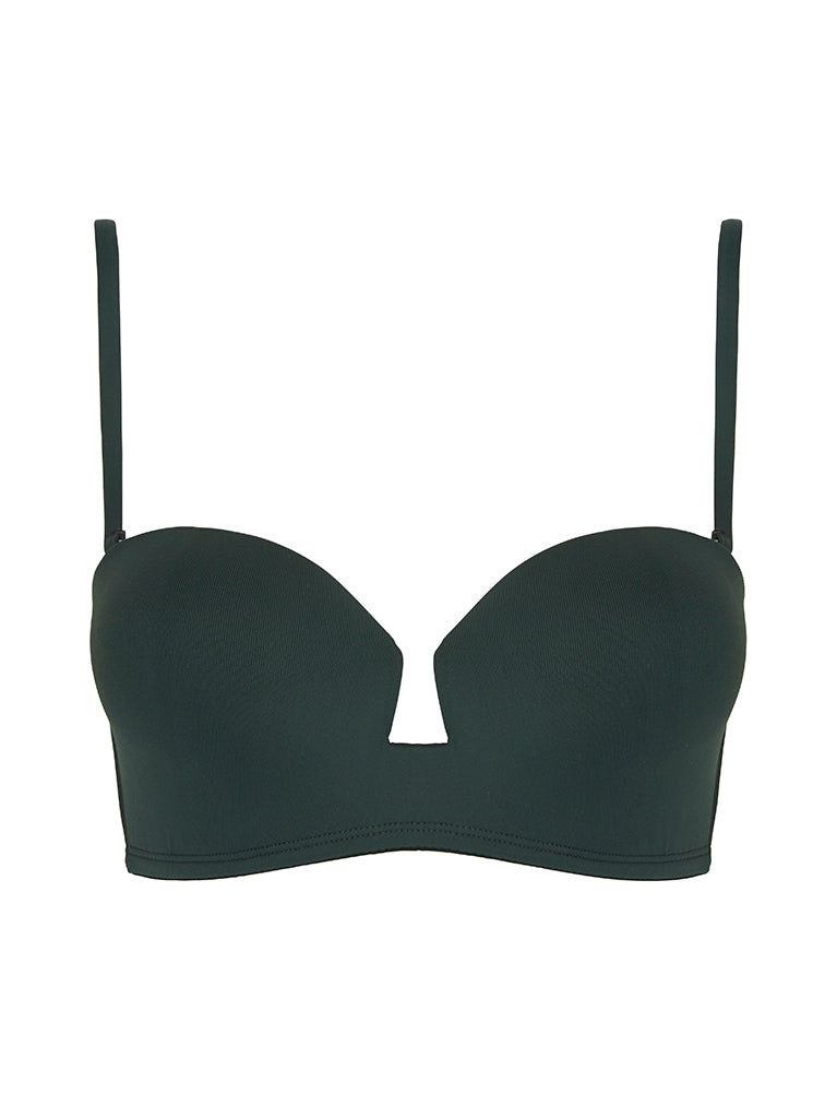PRASLIN Bikini Top | Forest Green