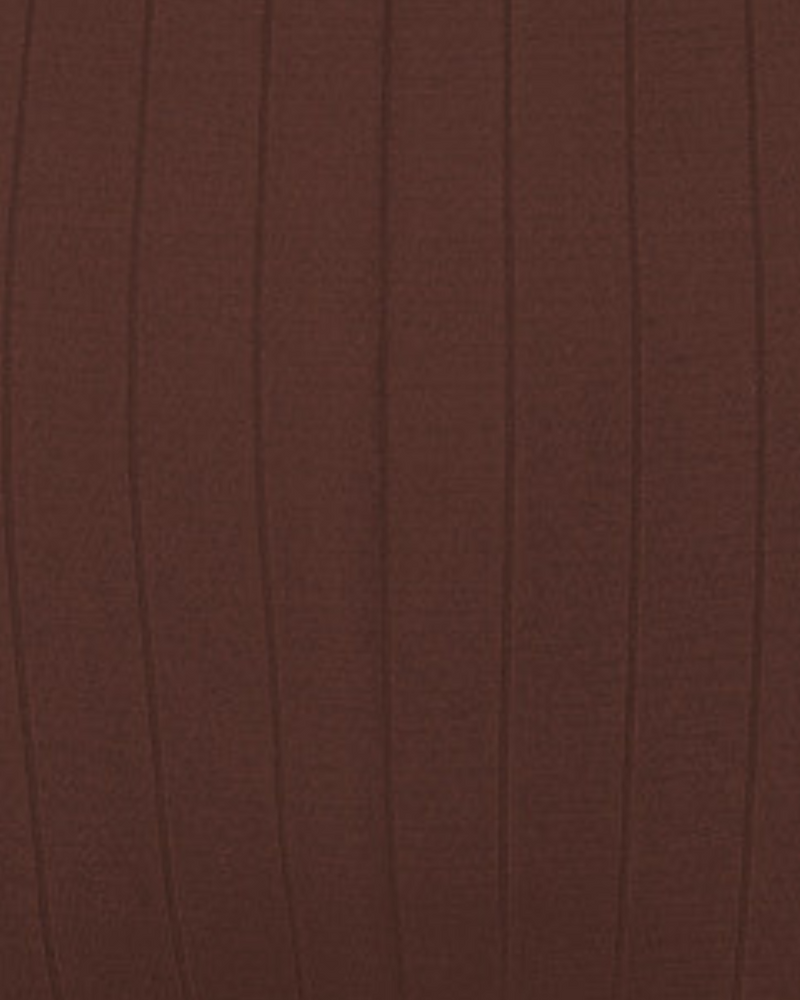close up image of flat ribbed sapient maroon compression t shirt