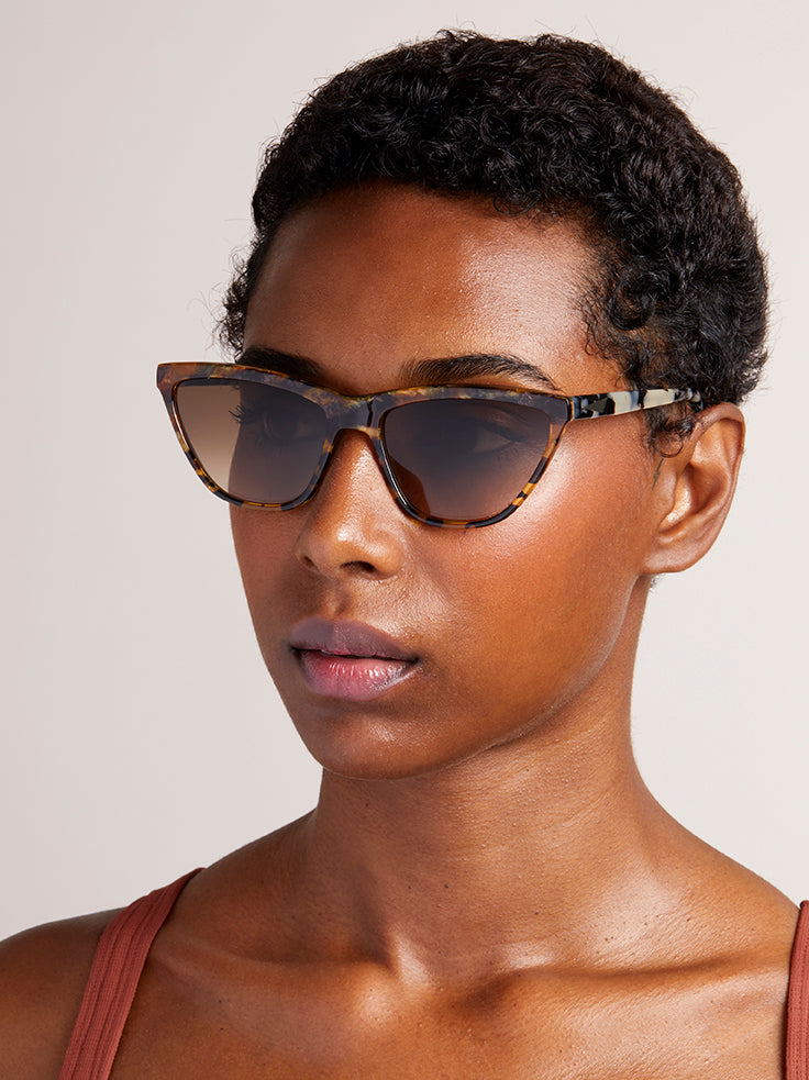 CAIRO Sunglasses | Amber & Cream Tortoiseshell | Image 2