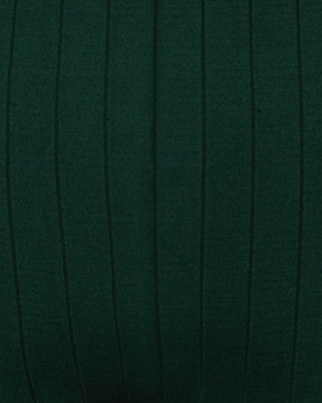 close up image of sincere flat ribbed in dark green