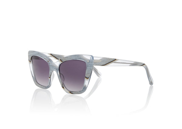 CALVI Sunglasses | Clear Zebra | Image 2