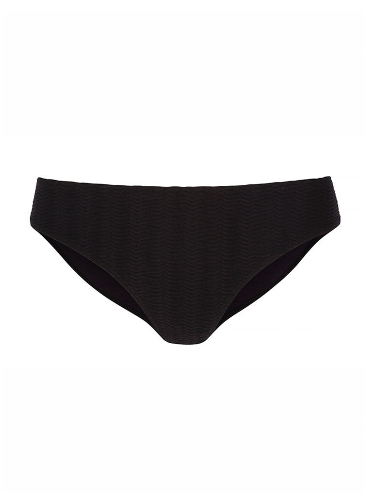 ESSAOUIRA Bikini Bottoms | Black Waves | Image 1