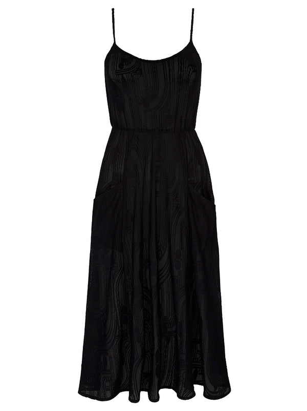 FARO Dress | Black Art Deco