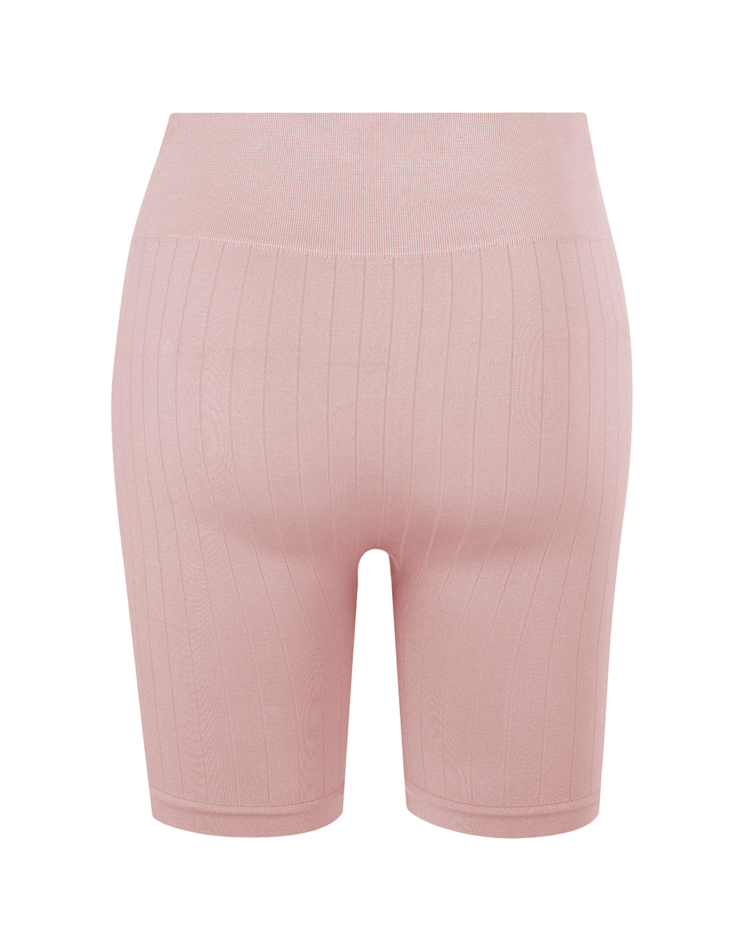 FLUID Flat Ribbed Shorts | Blush | Image 3