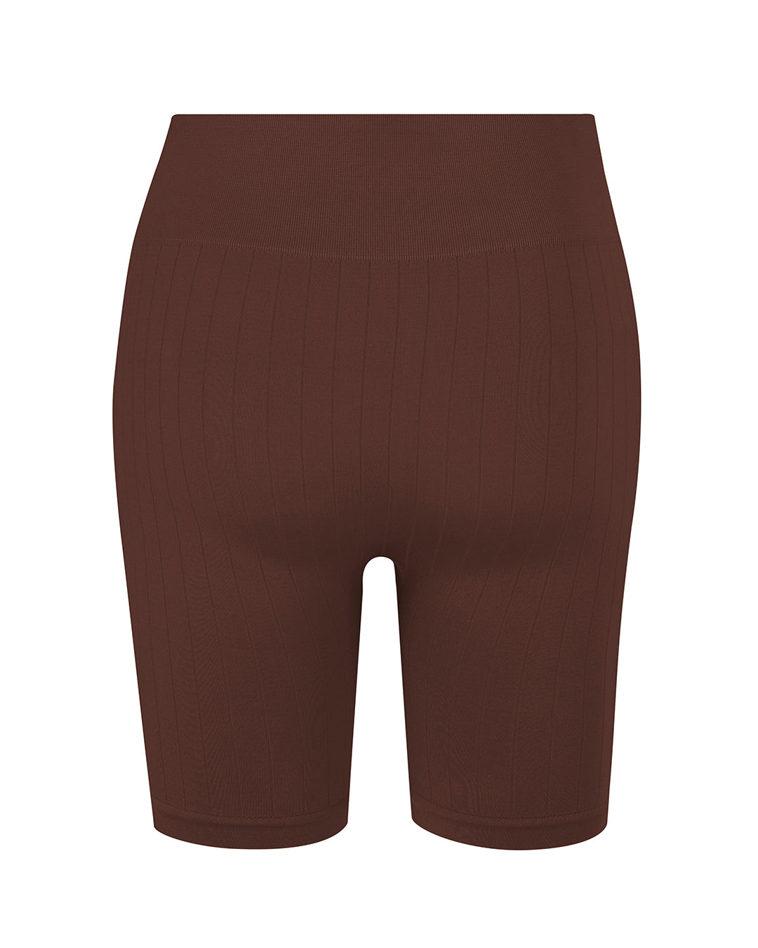 FLUID Flat Ribbed Shorts | Maroon | Image 3