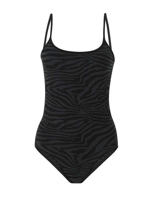 GLORIOUS Body Swimsuit | Zebra Jacquard