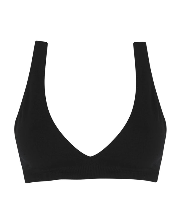 GRACEFUL Bikini Bra Top | Black | Image 1
