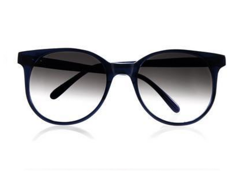 LONDON - Midnight Blue. The London is a PRISM classic. Easy to wear, round frame, oversized and comfortable, perfect for everyday wear. Unisex and suitable for all faces. Lightweight frames are also available in optical.