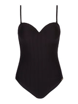 CHATEAU One-Piece Swimsuit | Black Waves