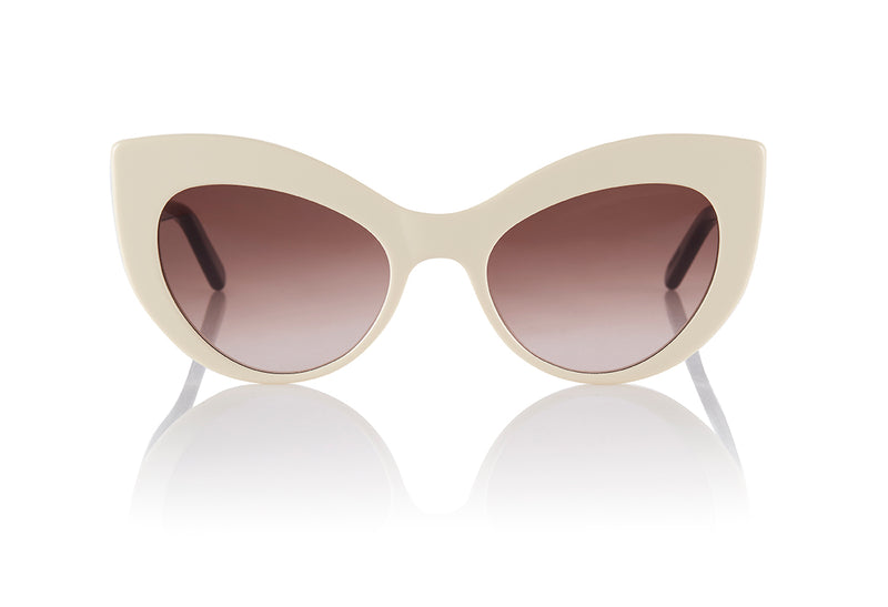 PHOENIX Sunglasses | Cream & Purple | Image 3