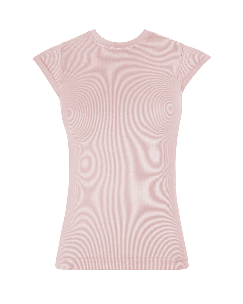 ROUSE Ribbed Top | Blush | Image 1