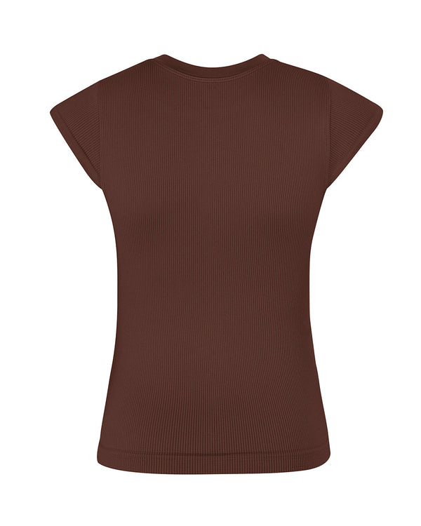 ROUSE Ribbed Top | Maroon | Image 2