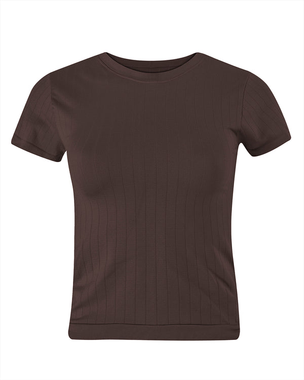 sapient brown soft supportive gym vest - prism2 london | Image 1