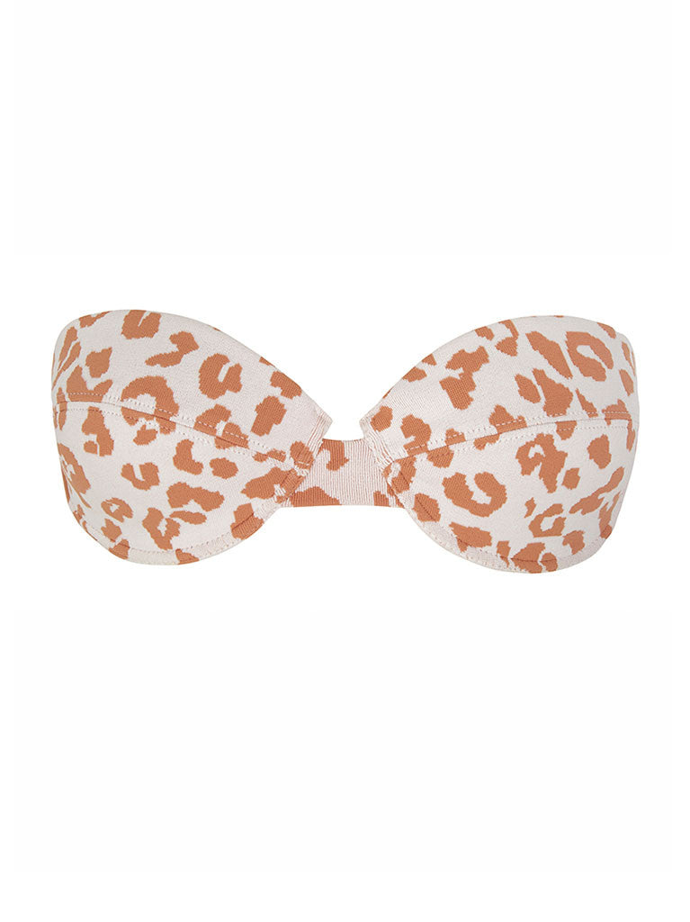 ST. TROPEZ Bikini Top | Caramel Leopard | Image 1