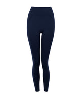 Lucid in navy front - plus size women leggings - most flattering leggings - leggings for gym - Workout leggings for women - gym seamless leggings- shaping leggings - compression - sustainable - ethical -