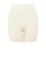 RIBBED COMPOSED Shorts | Cream