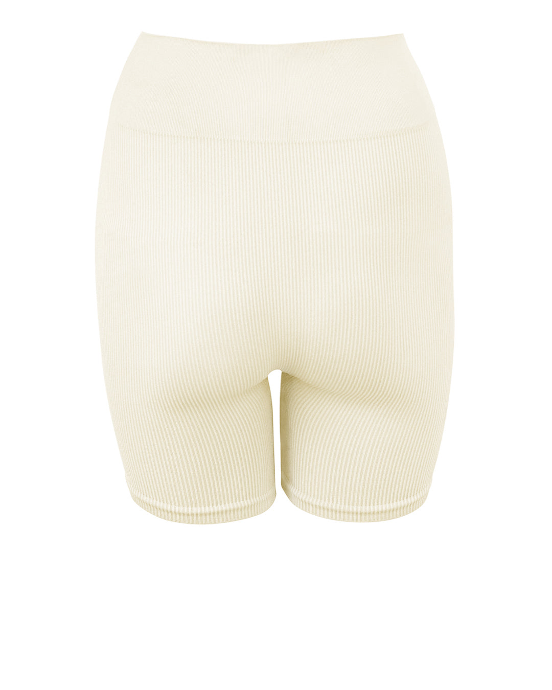 RIBBED COMPOSED Shorts | Cream | Image 3