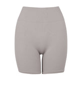 RIBBED COMPOSED - Shorts - Taupe