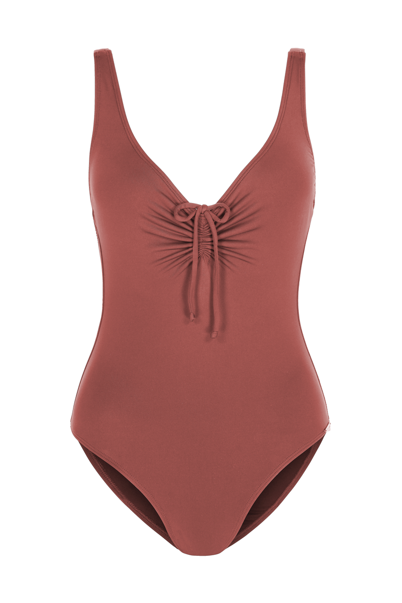 SHELTER ISLAND Swimsuit | Garnet Red
