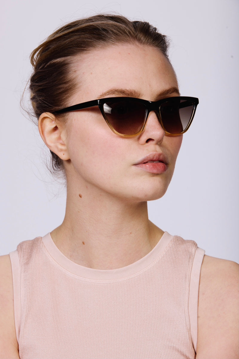 CAIRO Sunglasses | Black to Cream | Image 8