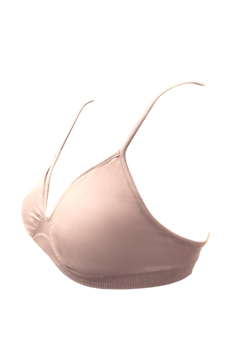 LIBERATED Bikini Bra Top | Blush - Side