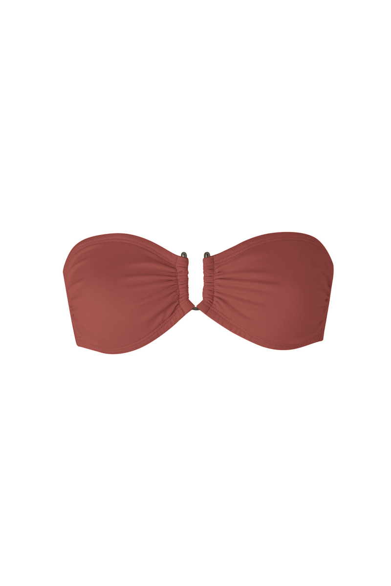 PUERTO VIEJO Bikini Top | Garnet Red