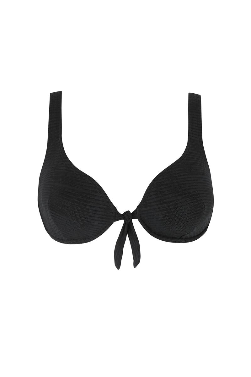 ANTIBES Bikini Top | Ebony