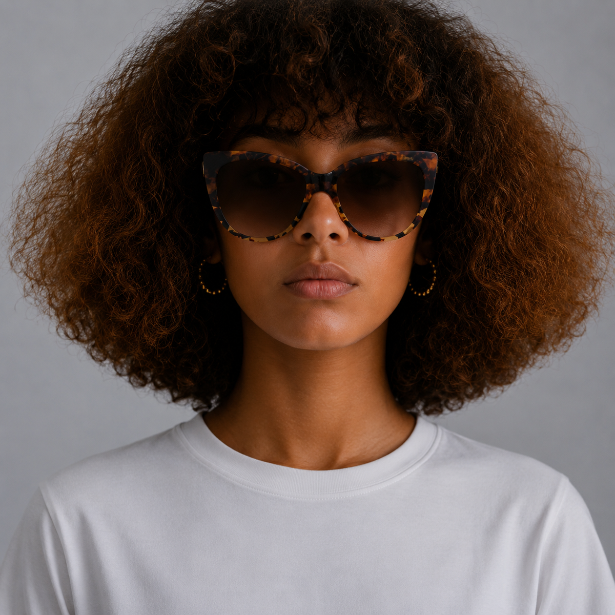 PRISM‎ LONDON Sydney Sunglasses 55-16-140 Tortoiseshell Acetate Italy SWAROVSKI Constella Cat Eye Sunglasses Milky Pink Acetate  main image 2