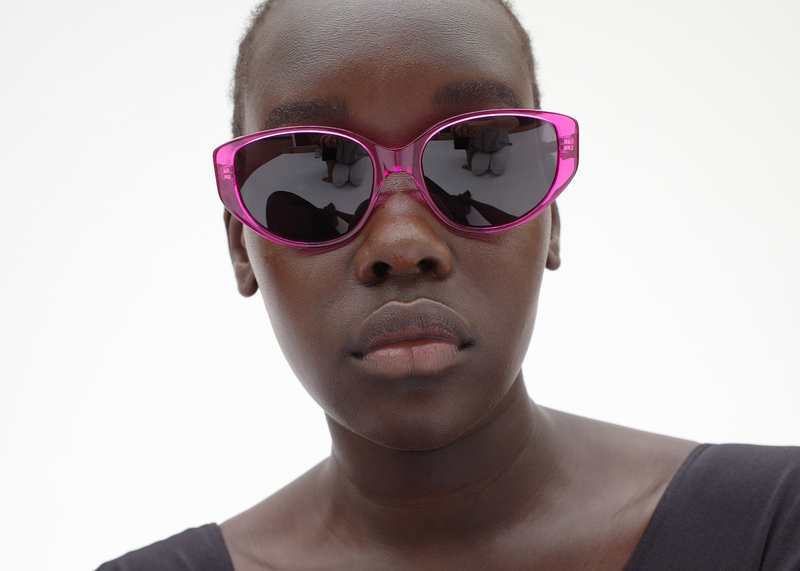Pink top small sunglasses