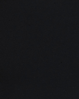 close up image of evoke black gym crop long-sleeve - prism2 london