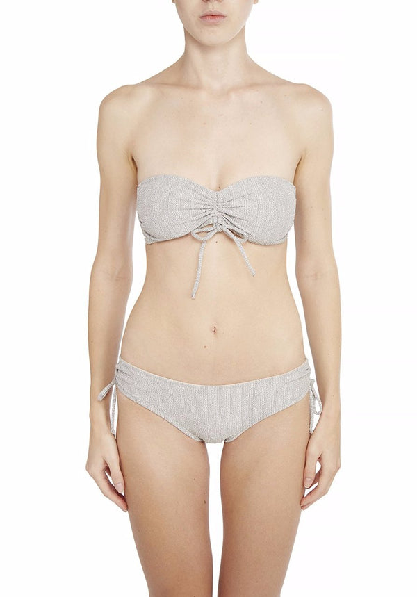 FORTALEZA Bikini Top | Silver Lurex | Image 2