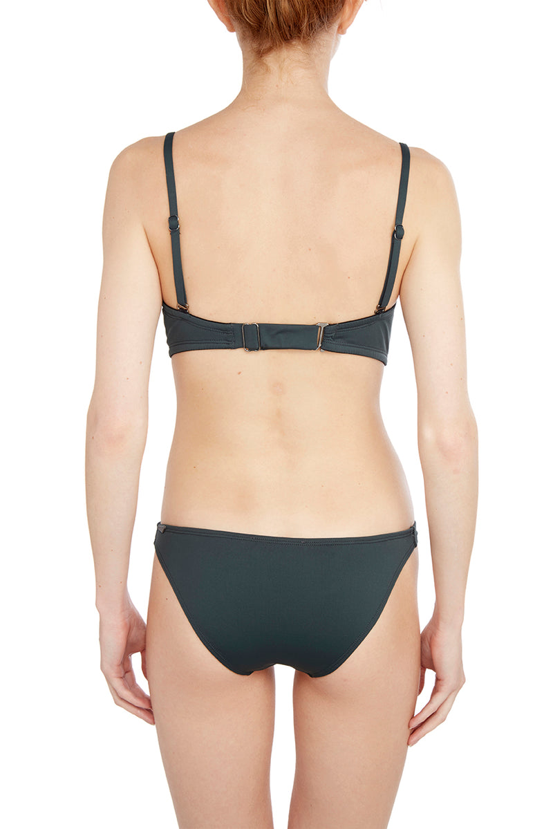 PRASLIN Bikini Top | Forest Green | Image 3
