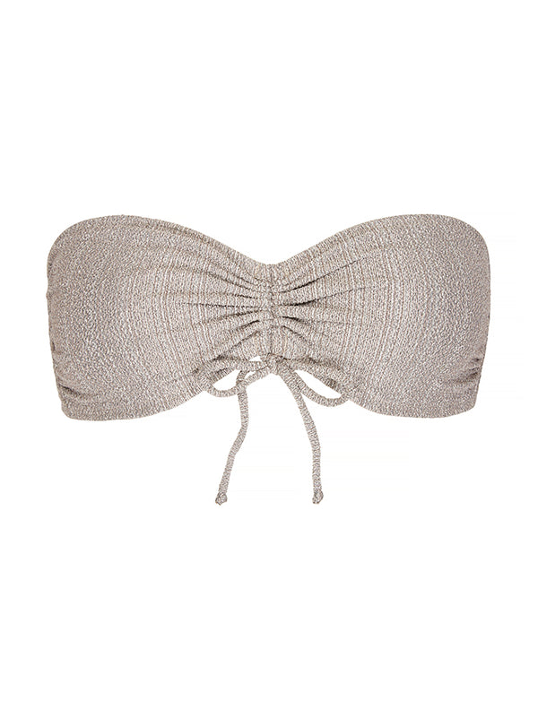 FORTALEZA Bikini Top | Silver Lurex | Image 1