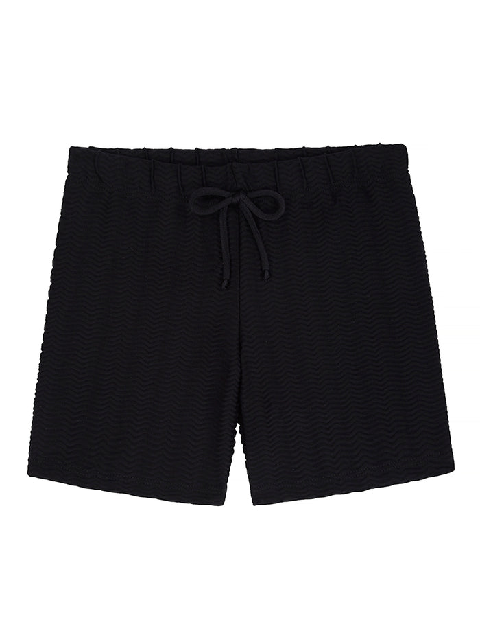 Shorts Boys Swim Black Waves PRISM – PRISM LONDON