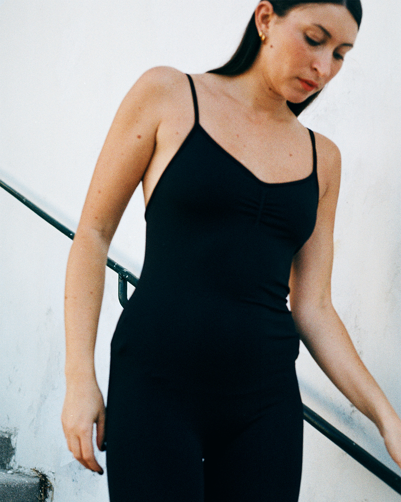 Compression Unitard Full Length BALANCED Black Womens Unitard | Activewear Full Body Compression ...