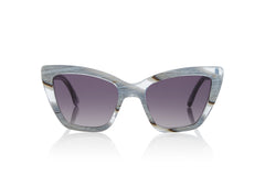 CALVI Sunglasses | Clear Zebra | Image 1