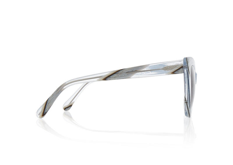 CALVI Sunglasses | Clear Zebra | Image 4